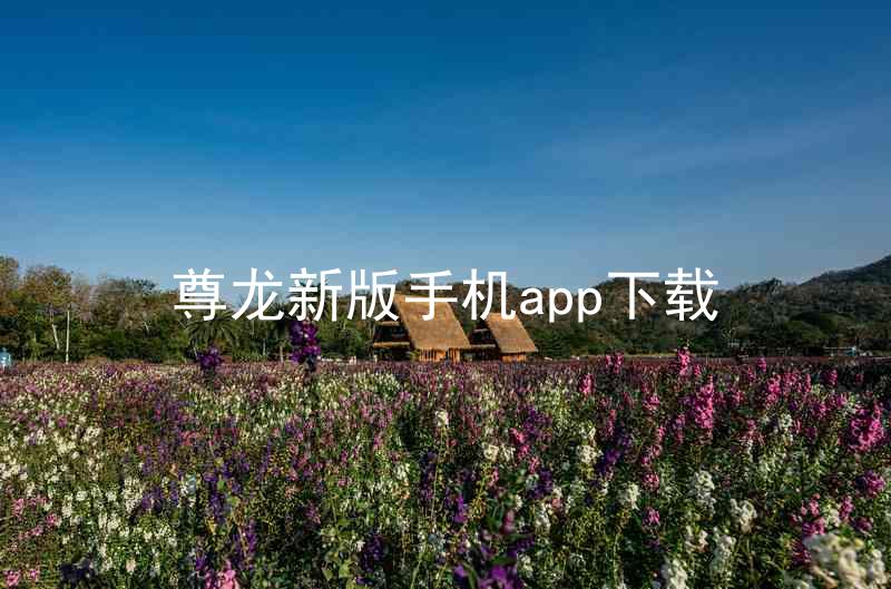 尊龙新版手机app下载